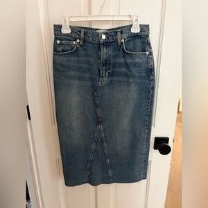 Rails Blue Denim Skirt